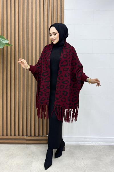 Mehtap Panço Siyah Bordo  Siyah Bordo