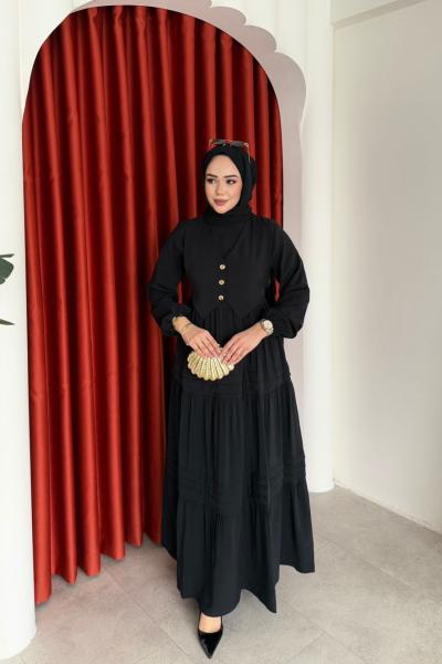 Melda Elbise Siyah SİYAH