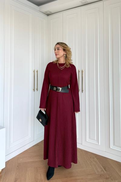 Melek Elbise Bordo  Bordo