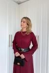 Melek Elbise Bordo  Bordo