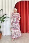 Melina Elbise Pembe  Pembe