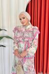 Melina Elbise Pembe  Pembe