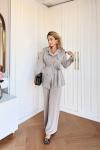 Melis Pantolonlu Takım Gri Gri