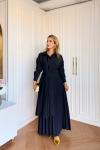 Meltem Üçlü Etekli Takım Lacivert  Lacivert
