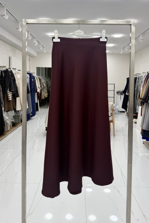 Menekşe Etek Bordo Bordo