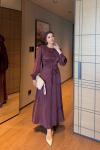 Meral Elbise Bordo BORDO