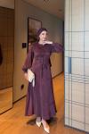 Meral Elbise Bordo BORDO