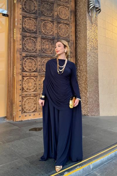 Miray Pantolon Takım Lacivert Lacivert