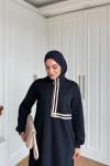 Naciye Elbise Lacivert  LACİVERT