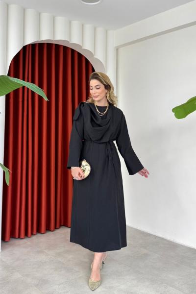 Naciye Elbise Siyah  Siyah