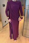 Nahide Elbise Mor MOR