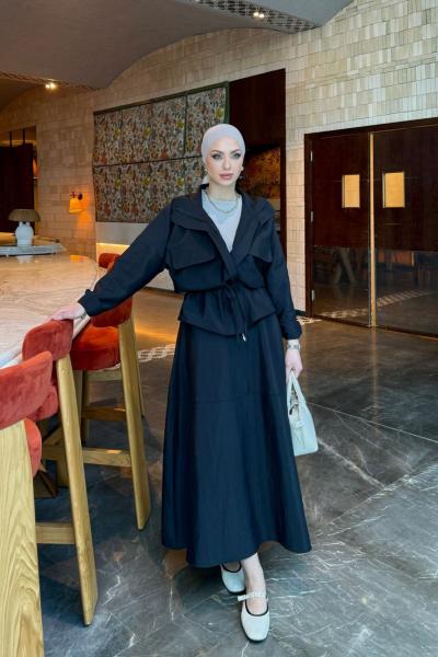 Nalan Takım Siyah Siyah