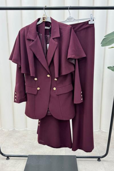 Nare Takım Bordo Bordo