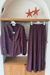 Nesrin Pantolon Takım Bordo  BORDO