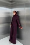 Nesrin Pantolon Takım Bordo  BORDO