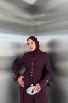Nesrin Pantolon Takım Bordo  BORDO