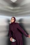 Nesrin Pantolon Takım Bordo  BORDO