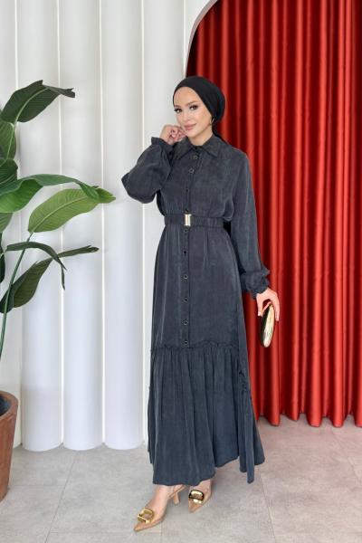 Nevin Elbise Siyah Siyah