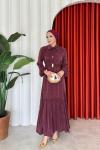 Nevin Elbise Bordo Bordo