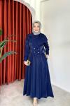 Nida Elbise Lacivert Lacivert