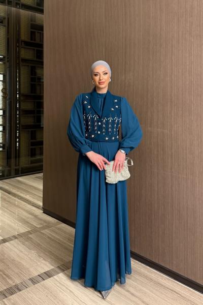 Nigar Elbise Takım Petrol Yeşili Petrol Yeşili