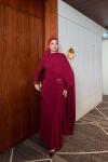 Nimet Elbise Bordo  BORDO