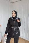 Nursel Pantolon Takım Siyah  SİYAH