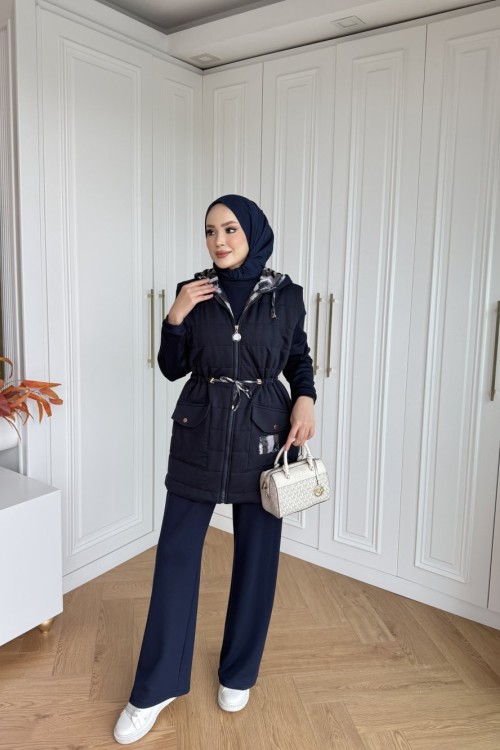 Nursel Pantolon Takım Lacivert LACİVERT