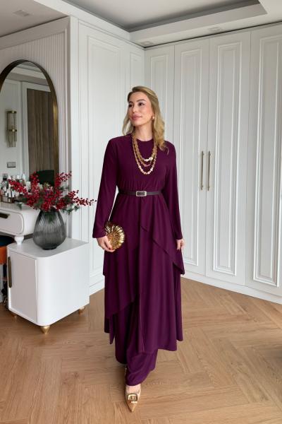 Nursima Pantolon Takım Mor MOR