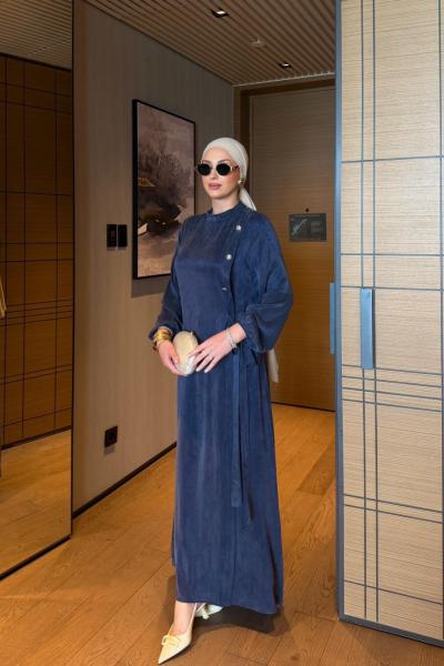 Orkide Elbise Lacivert Lacivert