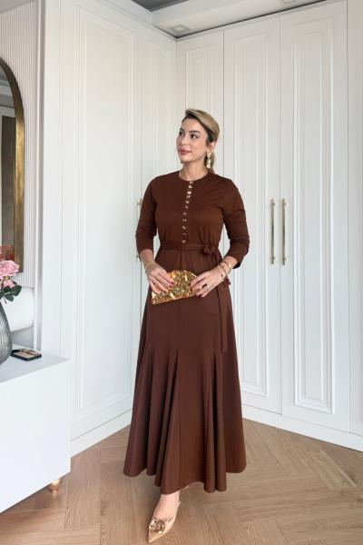 Oya Elbise Acı Kahve Acı Kahve