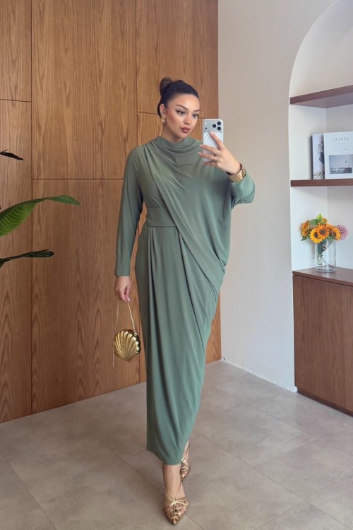 Özge Elbise Mint Yeşili Mint Yeşili
