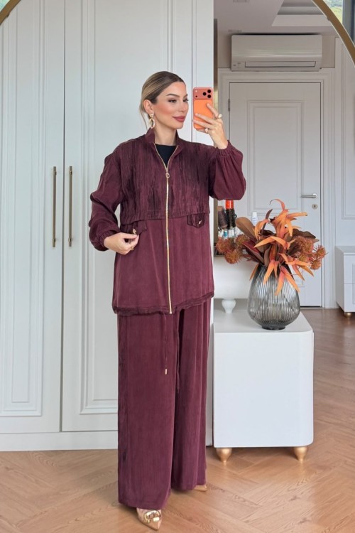 Özgün Pantolon Takım Bordo  BORDO