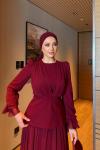 Özün Etek Takım Bordo  BORDO