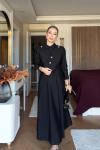 Pelin Elbise Takım Siyah Siyah