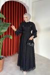 Pelin Elbise Siyah  Siyah