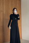 Şerife Elbise Siyah Siyah