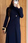 Şerife Elbise Lacivert LACİVERT