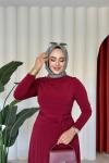 Reyhan Takım Bordo Bordo