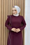 Sadegül Takım Bordo Bordo