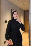 Safiye Elbise Siyah  Siyah