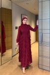 Safiye Elbise Kırmızı  Kırmızı