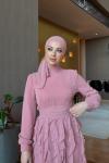 Safiye Elbise Pembe PEMBE