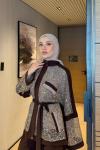 Şahide Pantolon Takım Kahve KAHVE