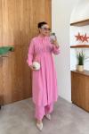 Samira Pantolon Takım Pembe PEMBE