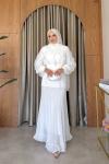 Sancak Etekli Takım Beyaz BEYAZ