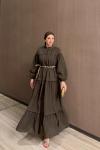Saniye Elbise Kahve  KAHVE