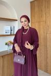 Sebiha Pantolonlu Takım Bordo BORDO
