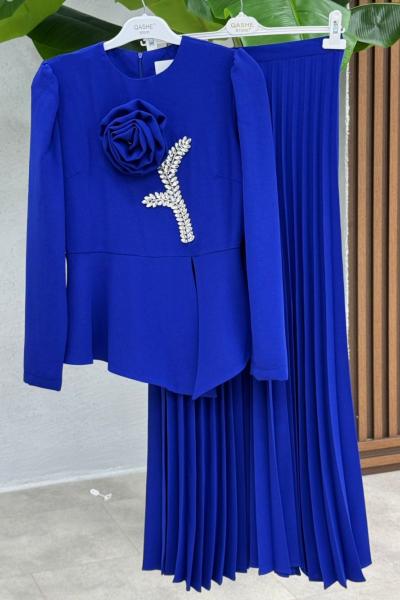 Selda Takım Saks Mavisi Saks Mavisi