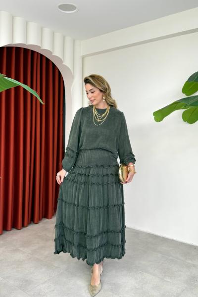 Selin Etekli Takım Haki Haki